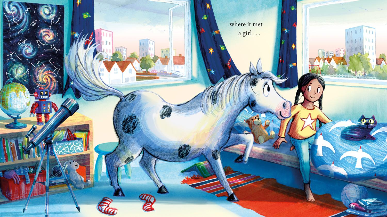 Beispielinhalt (Bild) The Horse That Jumped