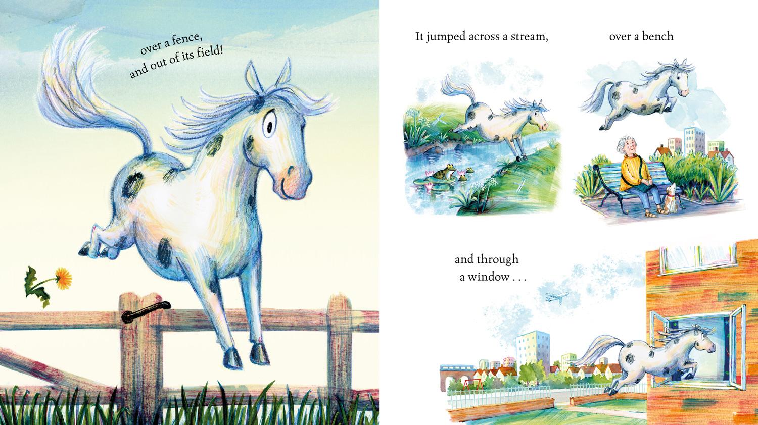 Beispielinhalt (Bild) The Horse That Jumped