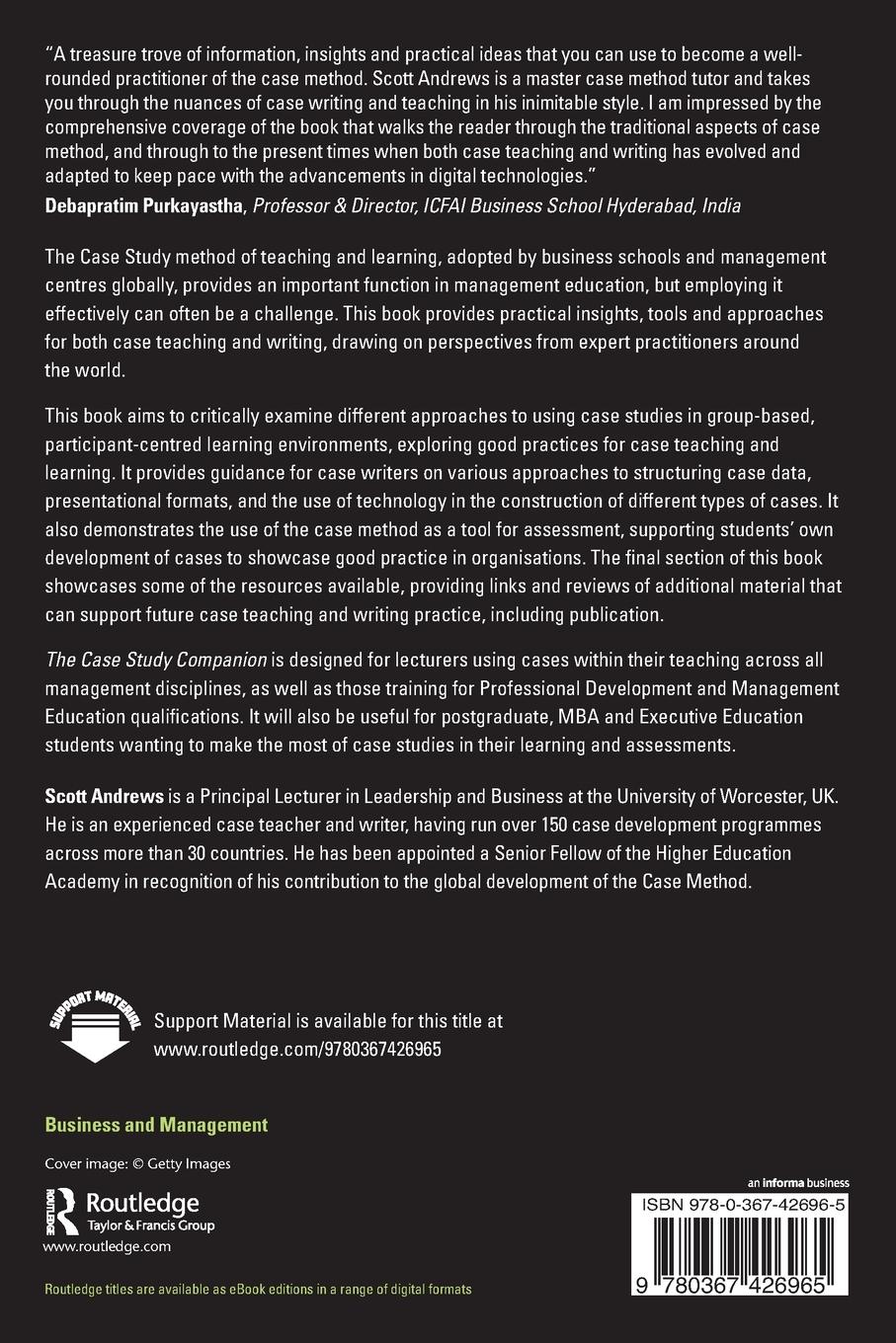 Rückseitencover The Case Study Companion