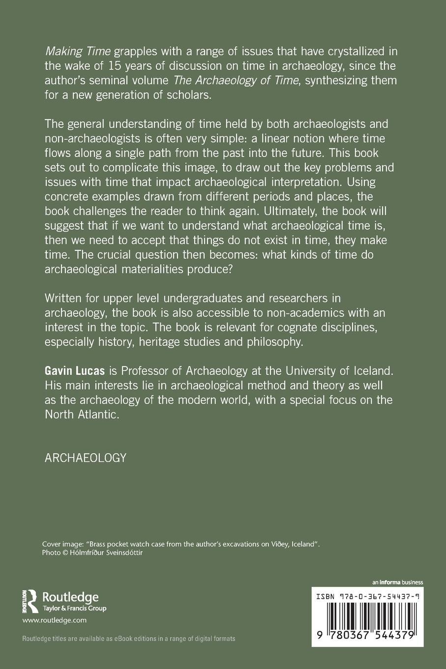 Rückseitencover Making Time