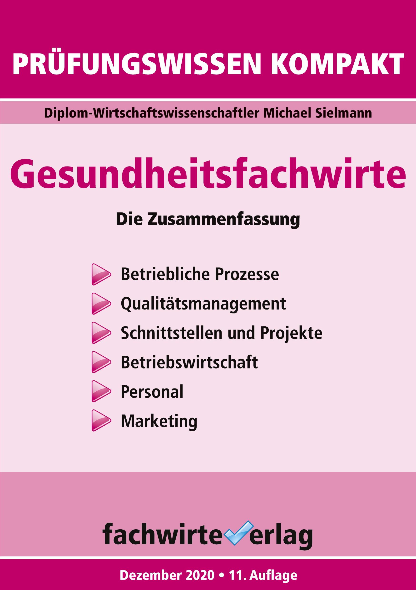Vorderes Coverbild Gesundheitsfachwirte: Prüfungswissen kompakt