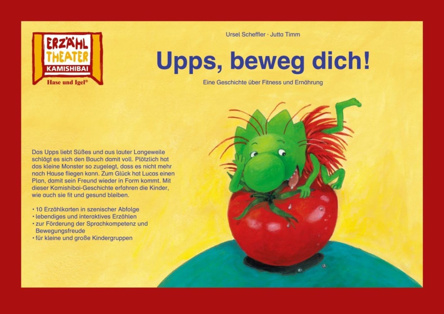 Vorderes Coverbild Upps, beweg dich! / Kamishibai Bildkarten