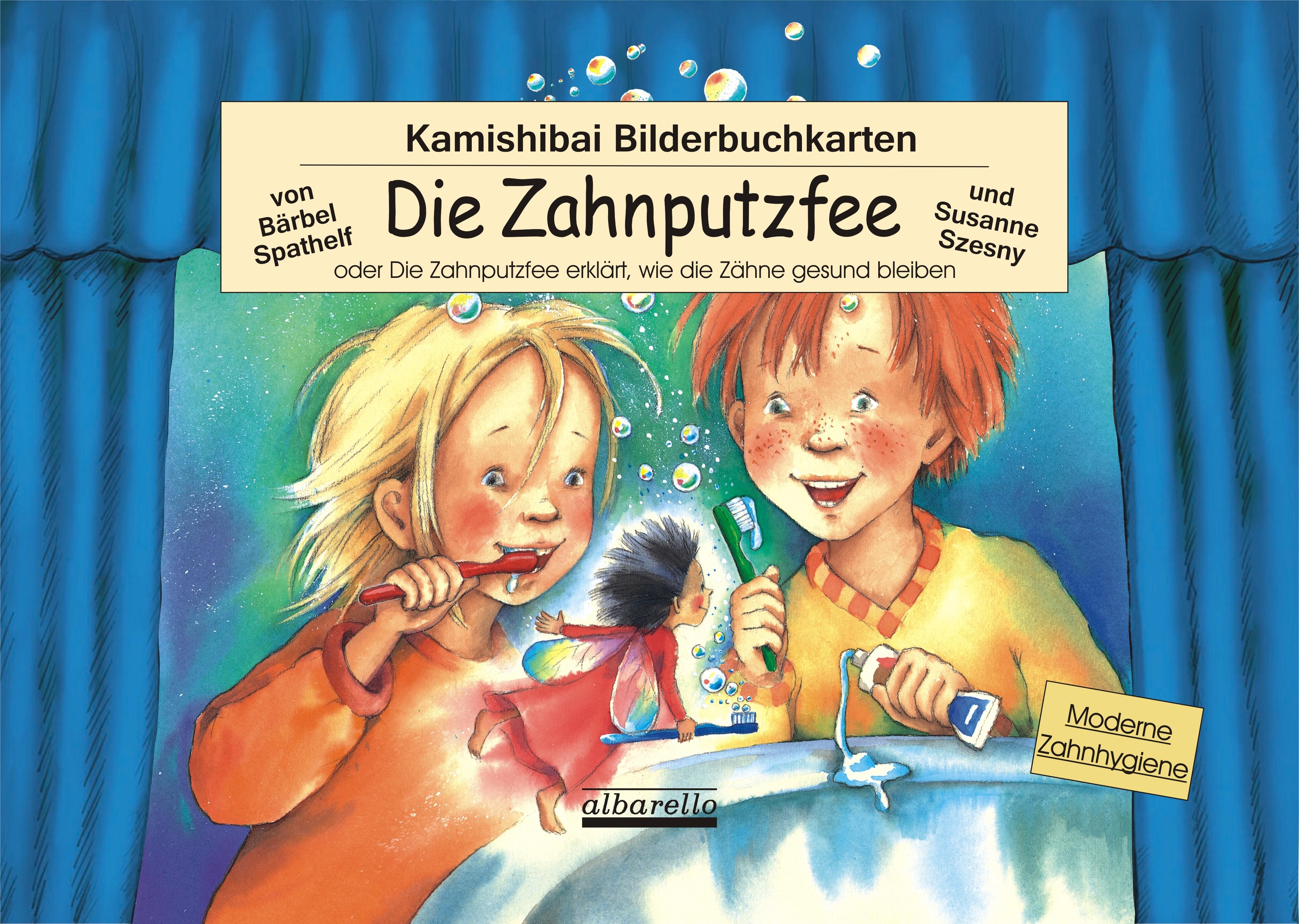 Vorderes Coverbild Kamishibai-Bilderbuchkarten 'Die Zahnputzfee'