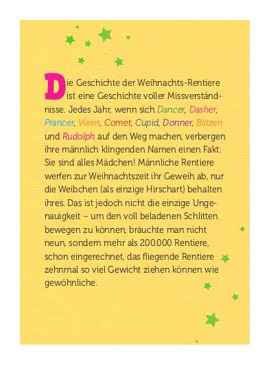 Beispielinhalt (Bild) 24 Fun Facts - Die volle Ladung Weihnachtswissen