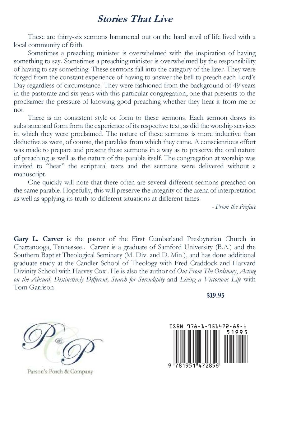 Rückseitencover Stories that Live