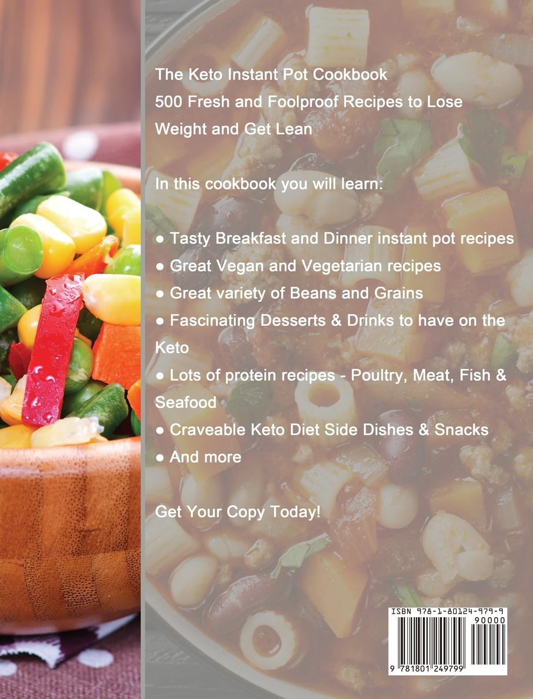 Rückseitencover The Keto Instant Pot Cookbook