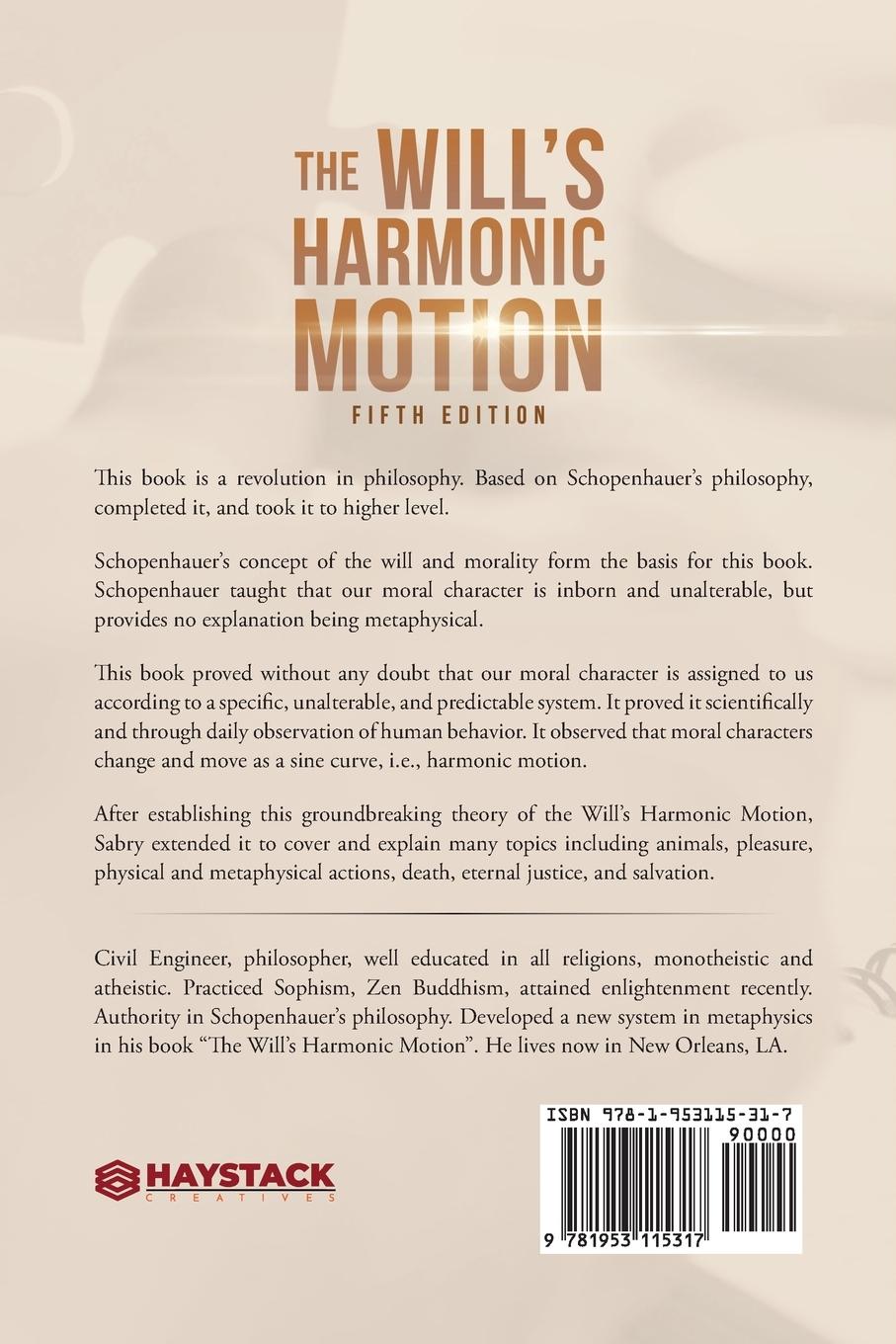 Rückseitencover The Will's Harmonic Motion
