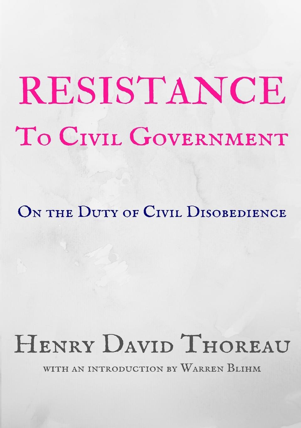 Vorderes Coverbild Resistance to Civil Government
