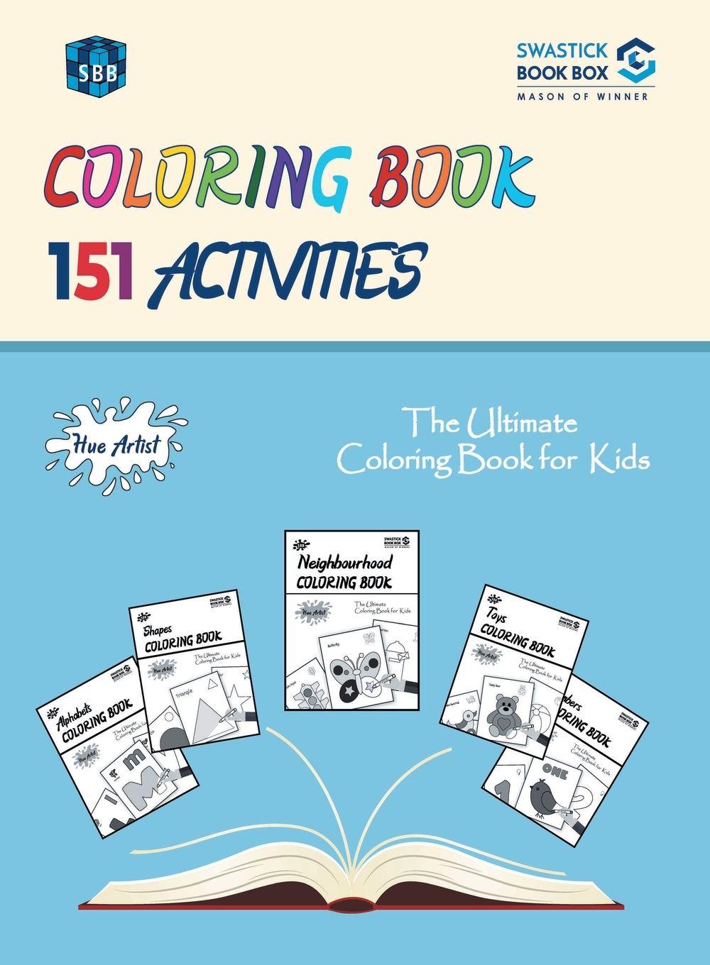 Vorderes Coverbild SBB Coloring Book 151 Activities