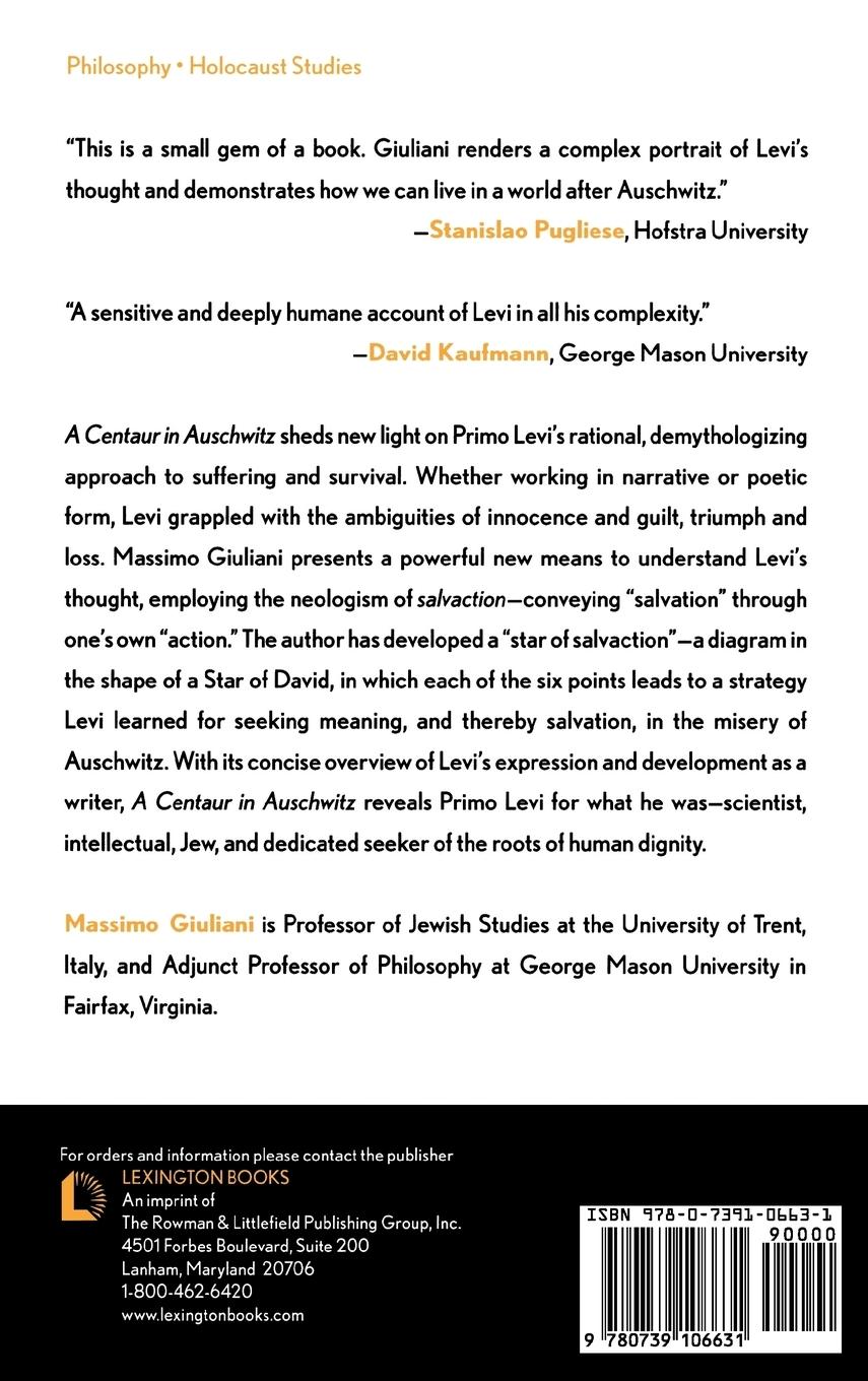 Rückseitencover Centaur in Auschwitz