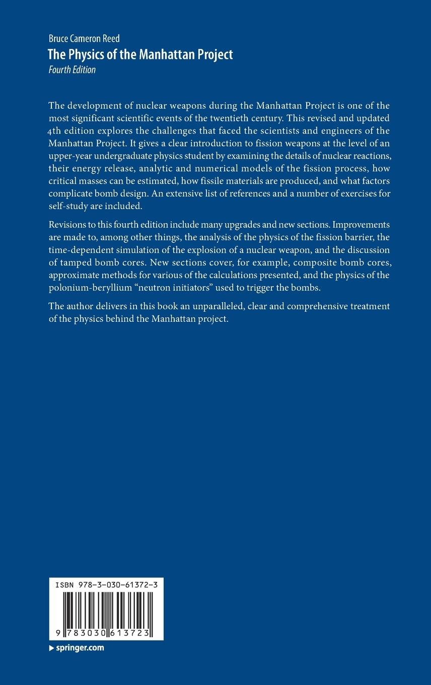 Rückseitencover The Physics of the Manhattan Project