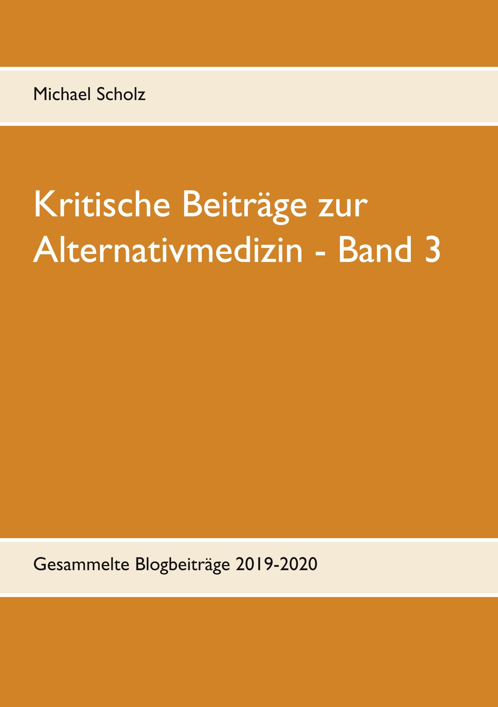 Vorderes Coverbild Kritische Beiträge zur Alternativmedizin - Band 3