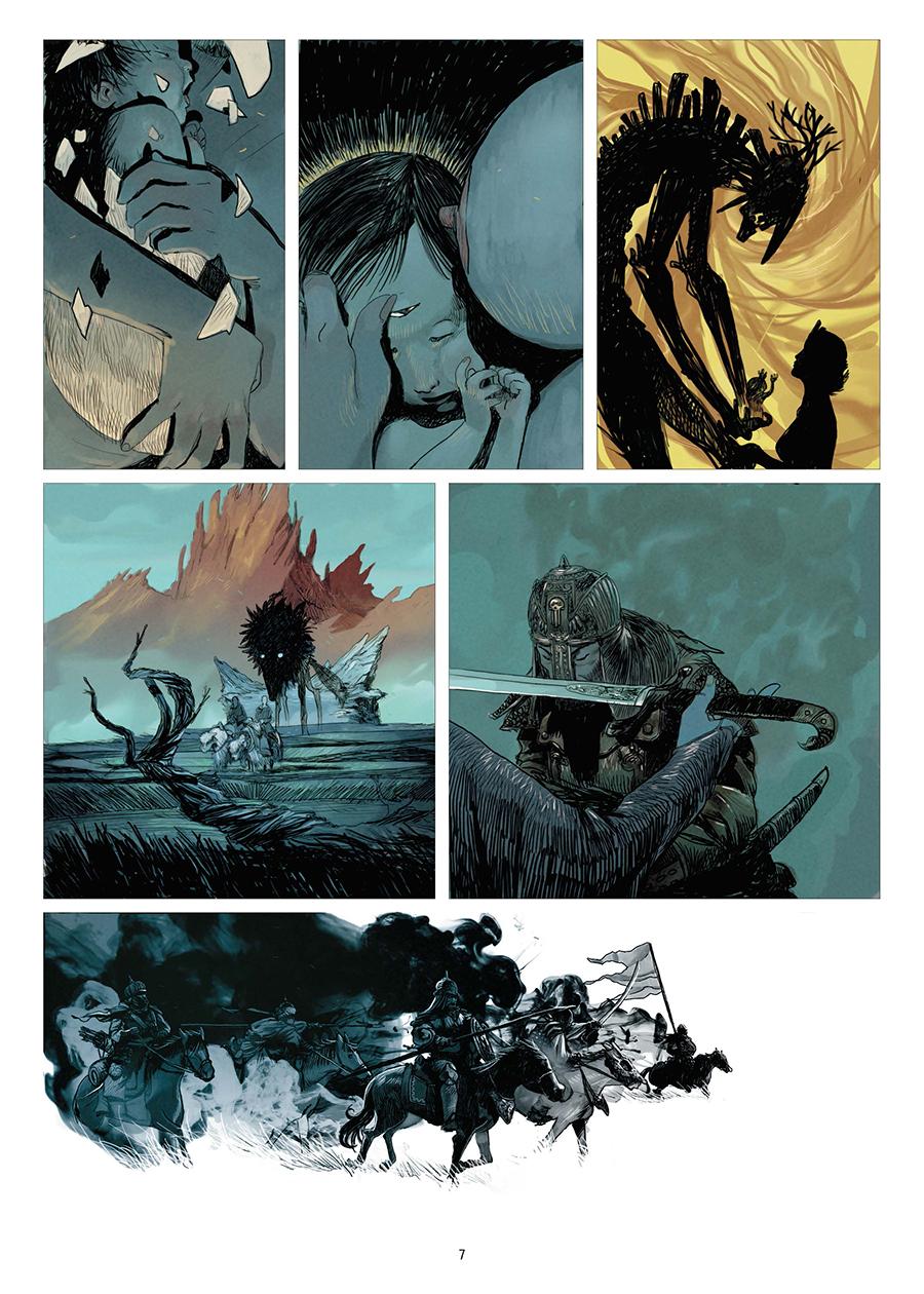 Beispielinhalt (Bild) Dschingis Khan (Graphic Novel)