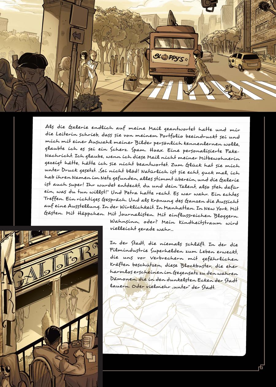 Beispielinhalt (Bild) Die Chroniken von Under York. Band 1