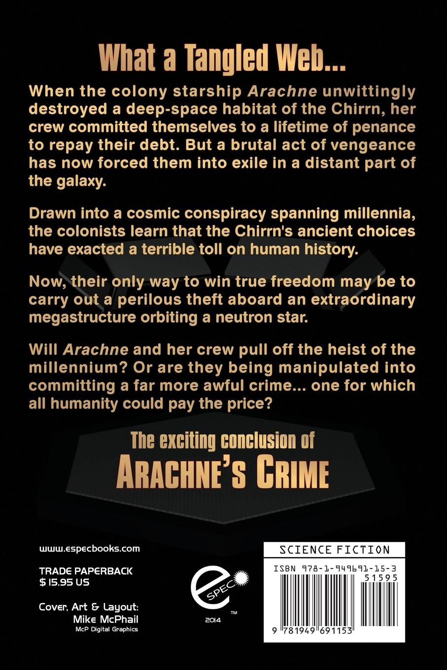 Rückseitencover Arachne's Exile