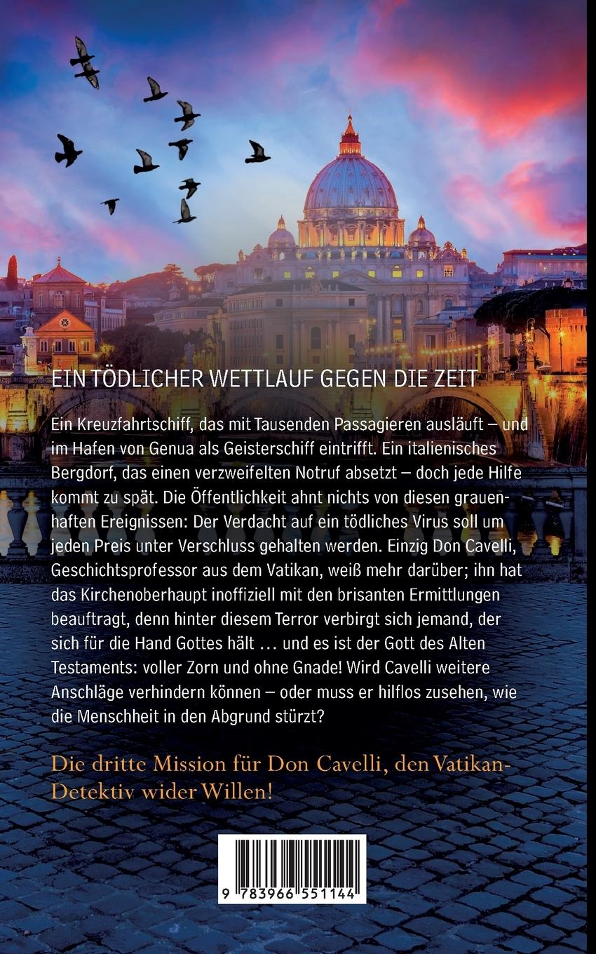 Rückseitencover Don Cavelli und die Hand Gottes - Die dritte Mission