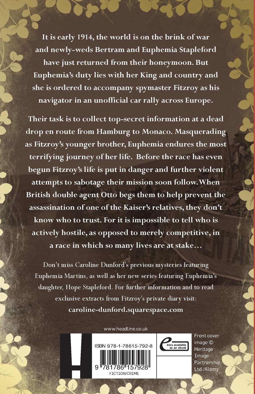 Rückseitencover A Death at the Races (Euphemia Martins Mystery 14)