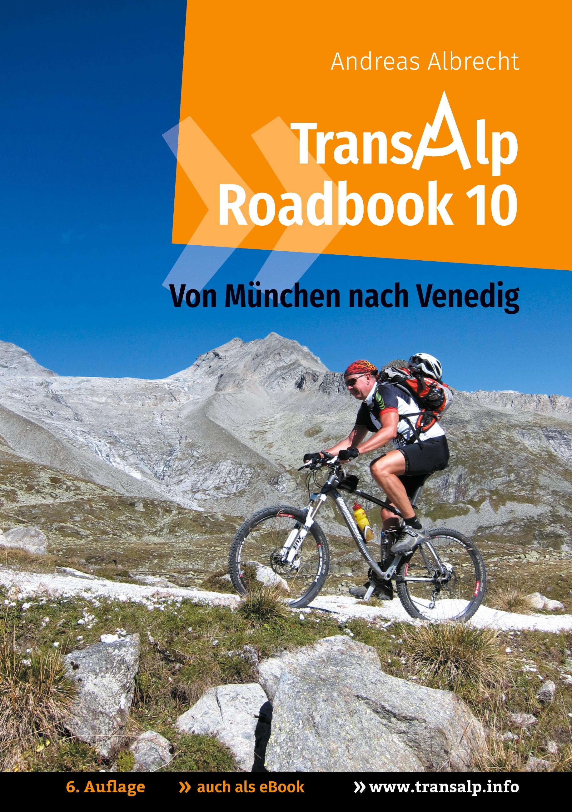 Vorderes Coverbild Transalp Roadbook 10: Von München nach Venedig