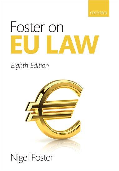 Vorderes Coverbild Foster on EU Law