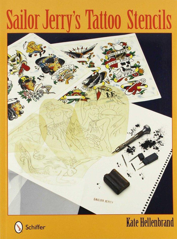 Vorderes Coverbild Sailor Jerry's Tattoo Stencils