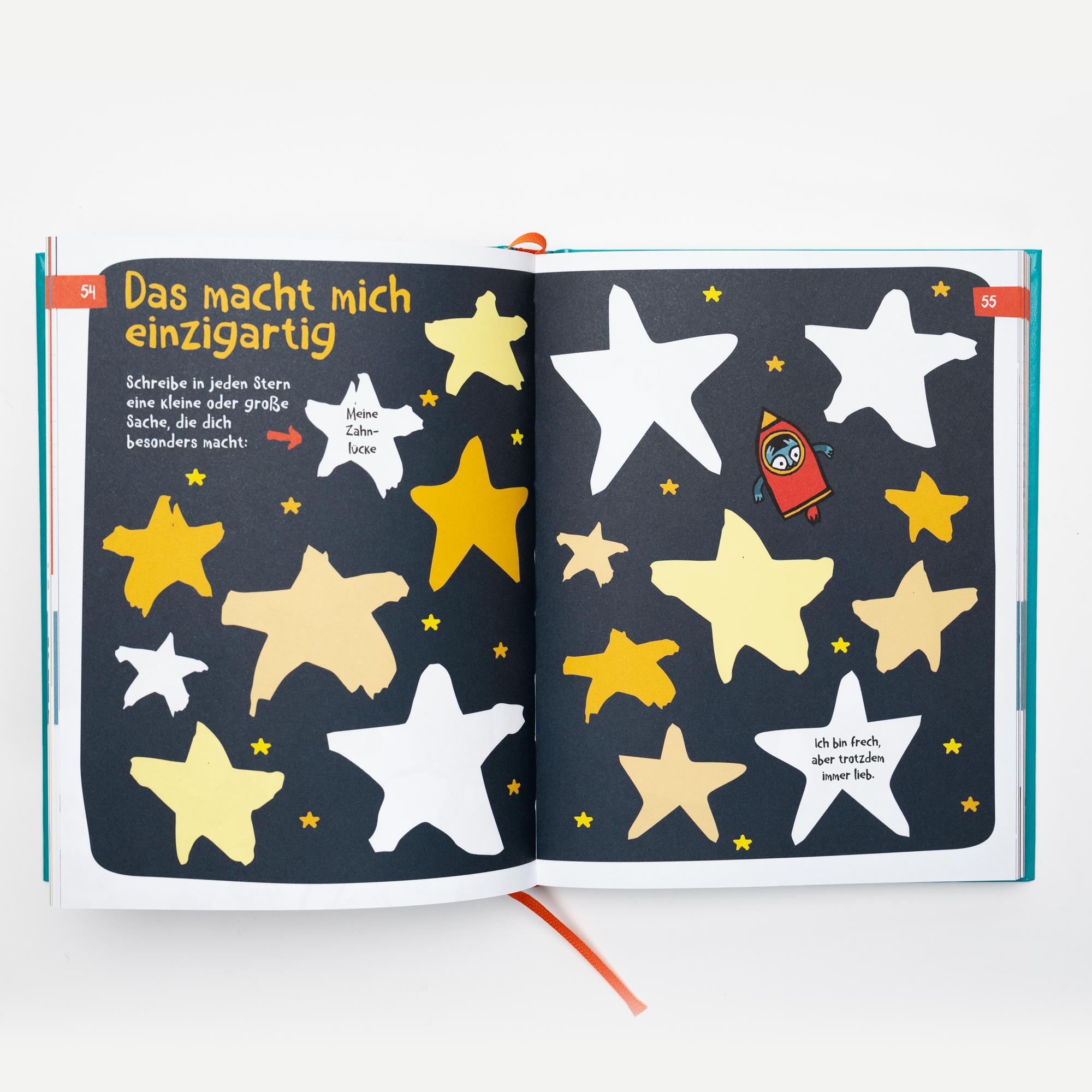Beispielinhalt (Bild) Das 6-Minuten-Tagebuch für Kinder (petrol) (Buch)