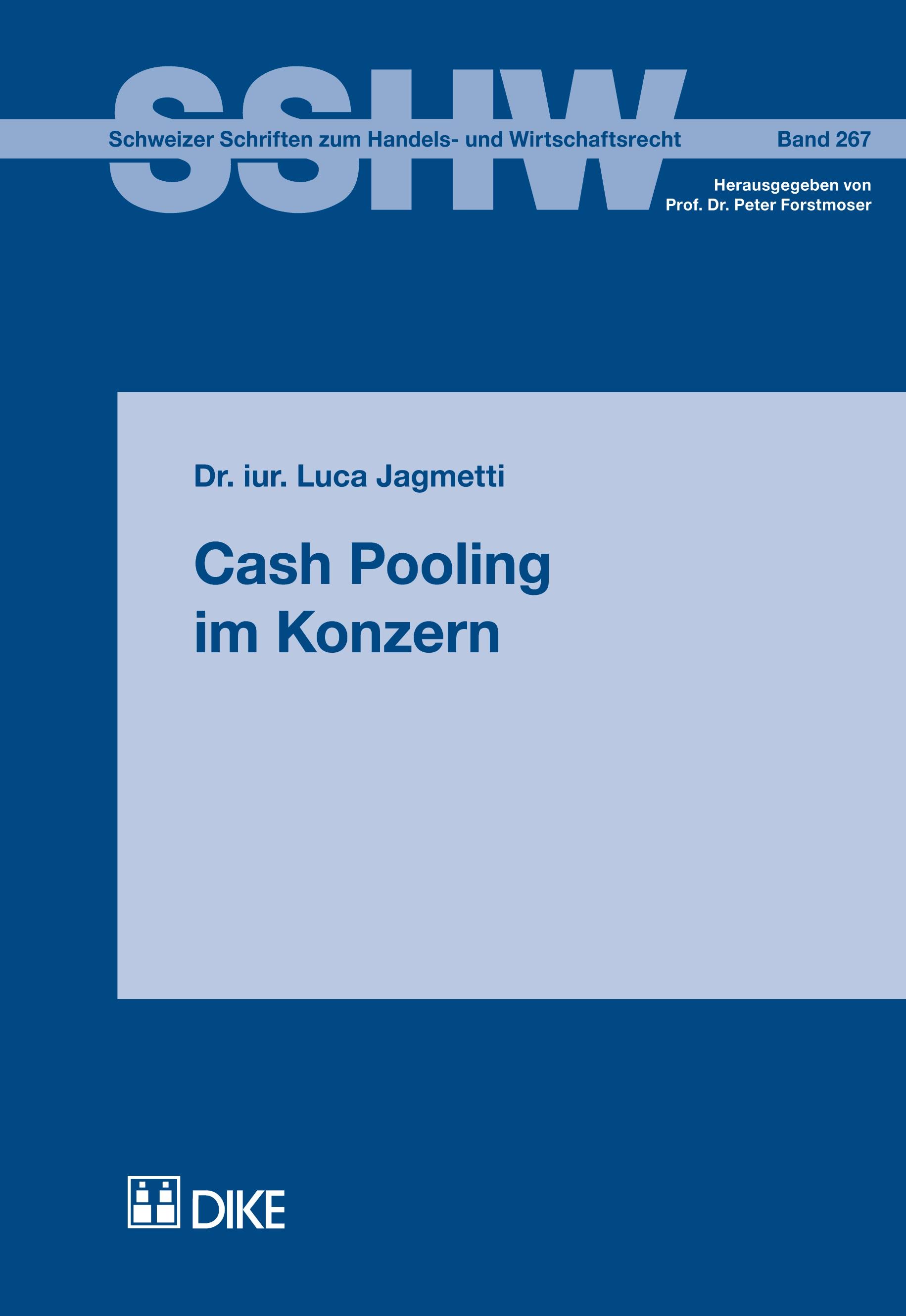 Vorderes Coverbild Cash Pooling im Konzern
