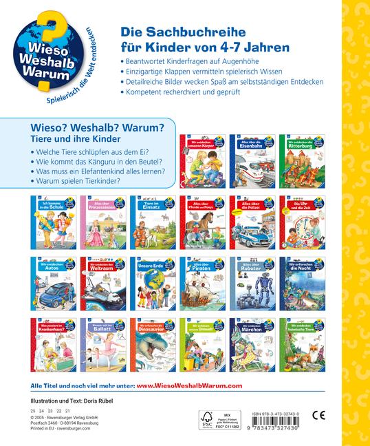 Beispielinhalt (Bild) Wieso? Weshalb? Warum?, Band 33: Tiere und ihre Kinder