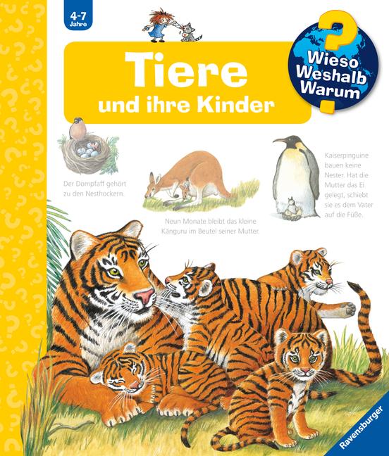 Vorderes Coverbild Wieso? Weshalb? Warum?, Band 33: Tiere und ihre Kinder