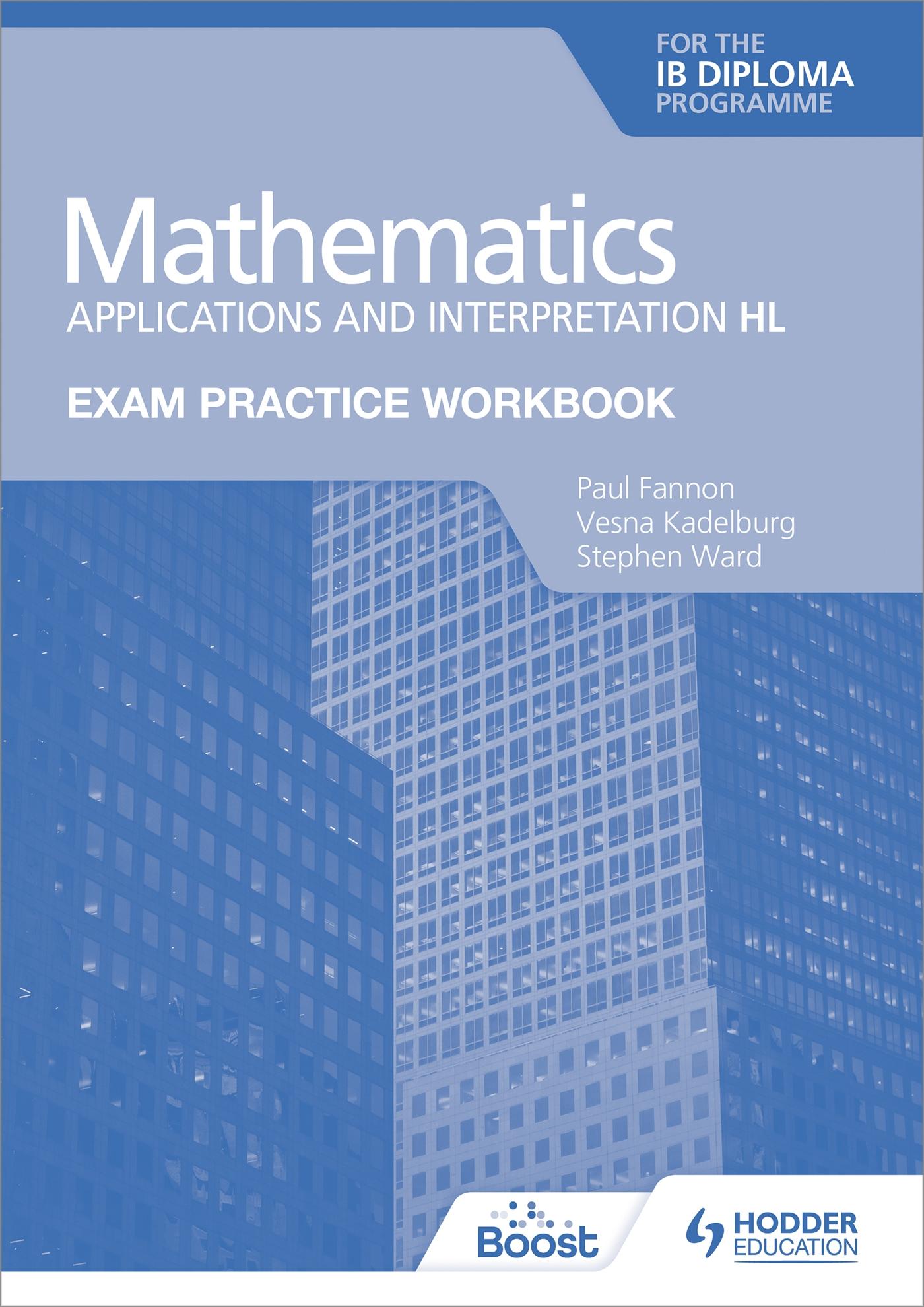 Vorderes Coverbild Mathematics Applications and interpretation HL Exam Practice Workbook