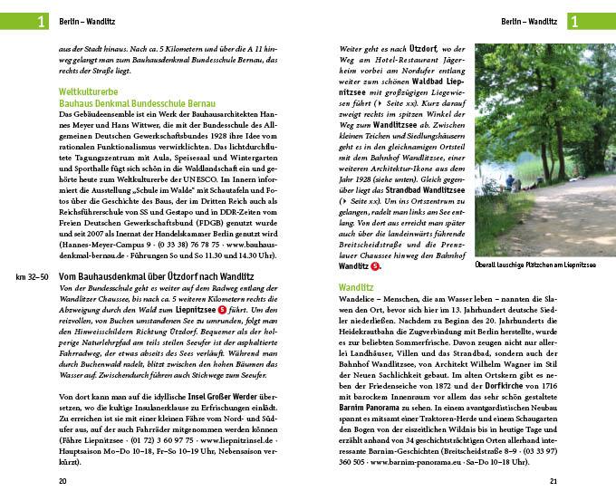 Beispielinhalt (Bild) Die besten E-Bike-Touren rund um Berlin