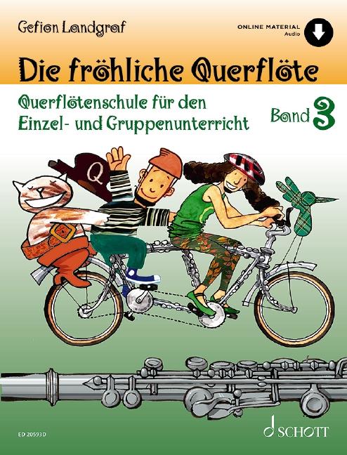 Vorderes Coverbild Die fröhliche Querflöte 3