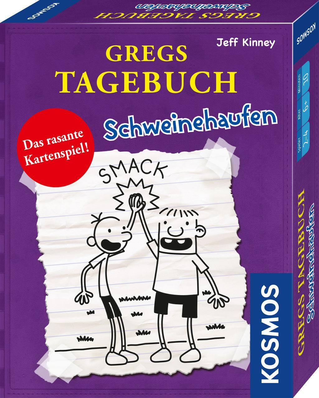 Vorderes Coverbild Kartenspiel Gregs Tagebuch - Schweinehaufen