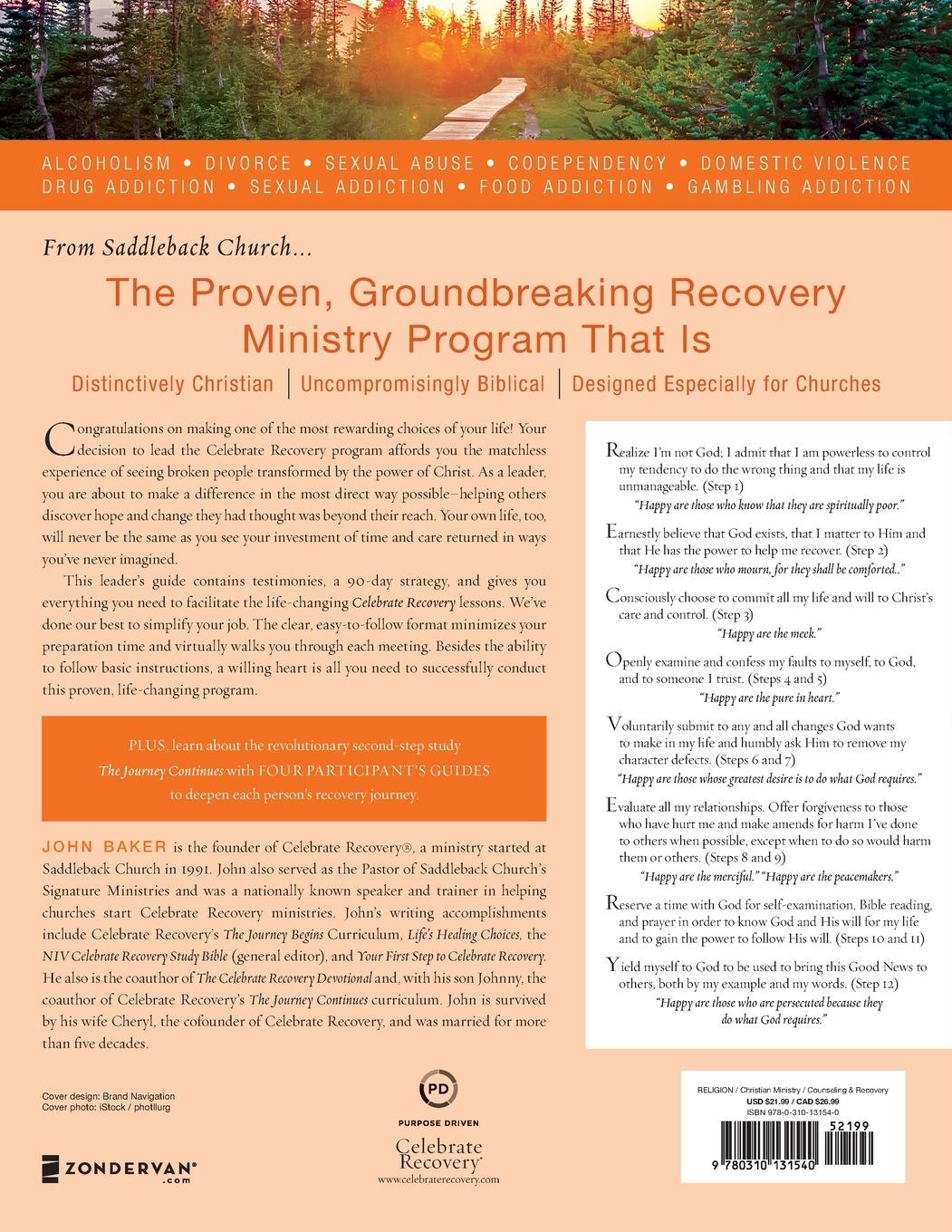 Rückseitencover Celebrate Recovery Leader's Guide, Updated Edition