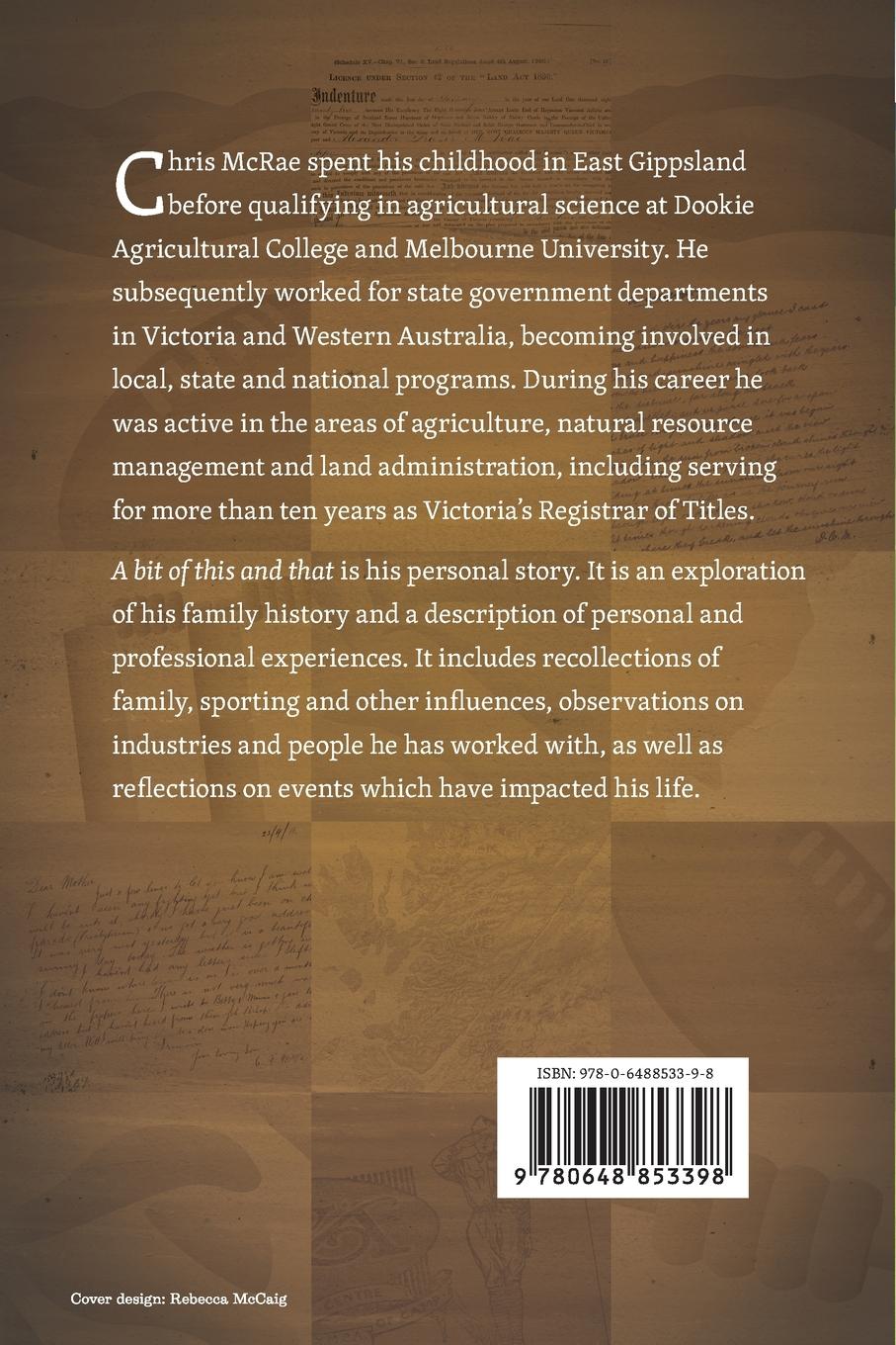 Rückseitencover A bit of this and that