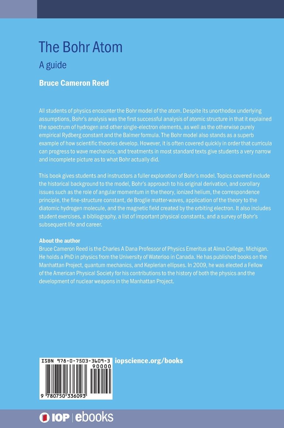 Rückseitencover The Bohr Atom