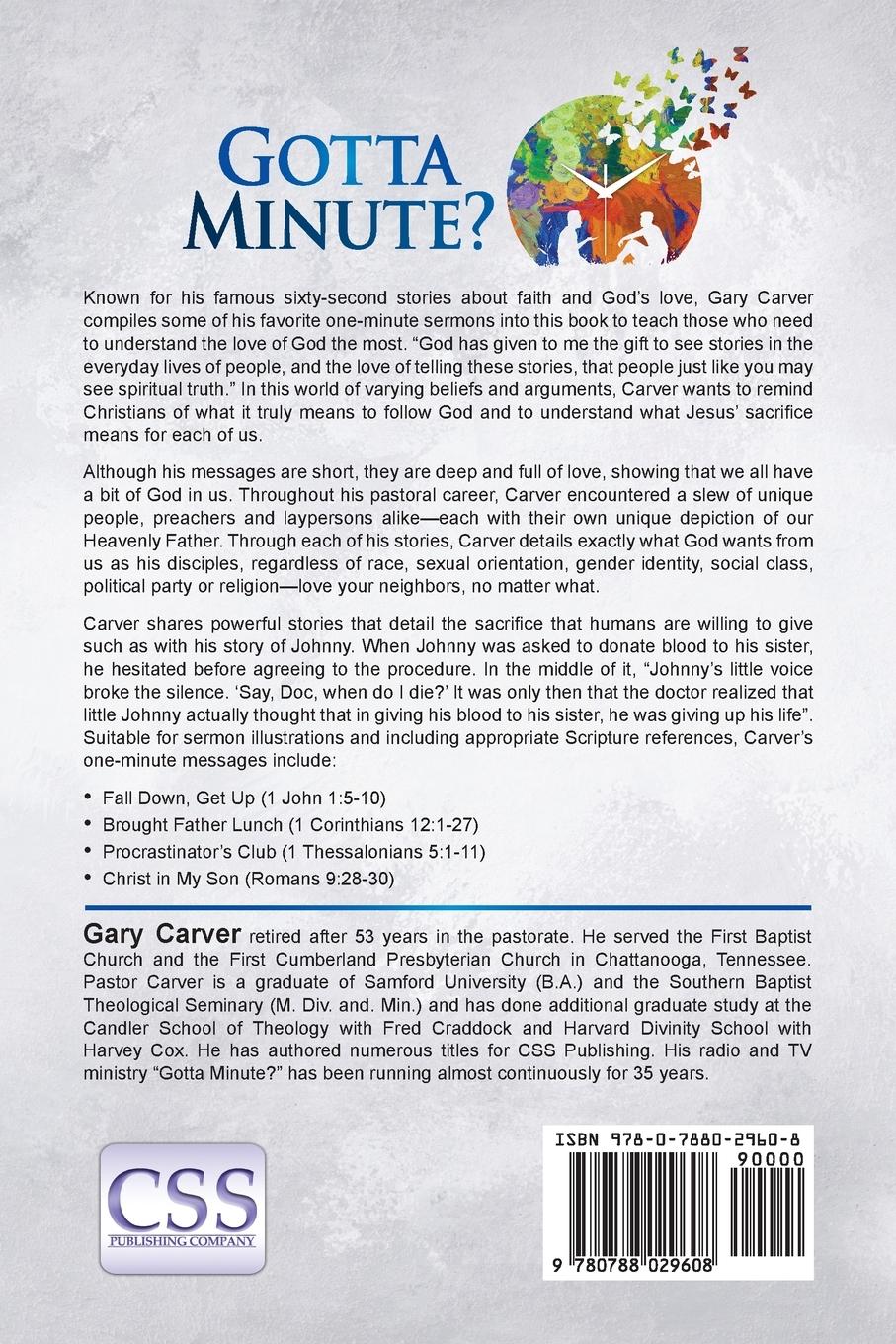 Rückseitencover Gotta Minute?