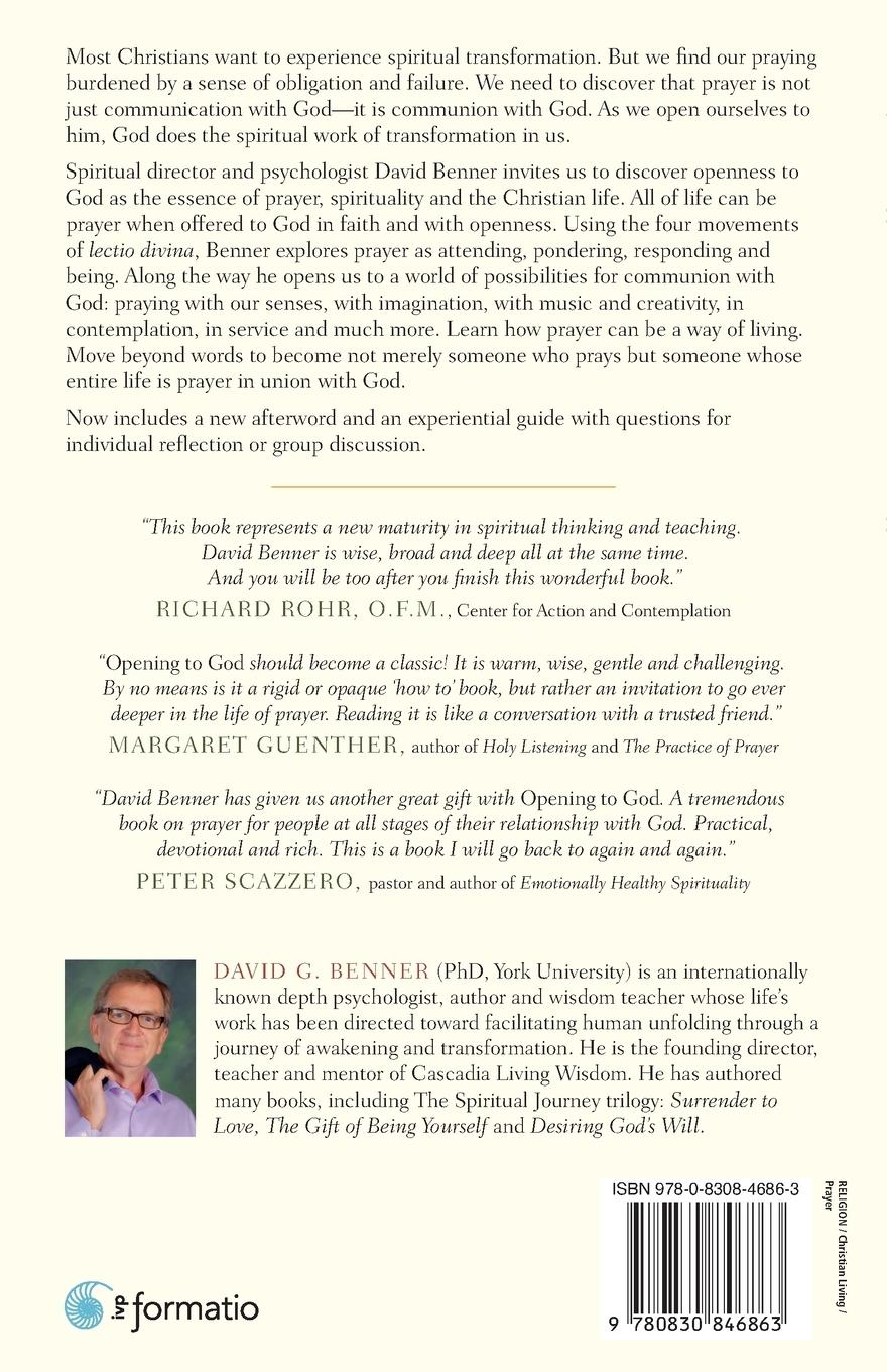 Rückseitencover Opening to God