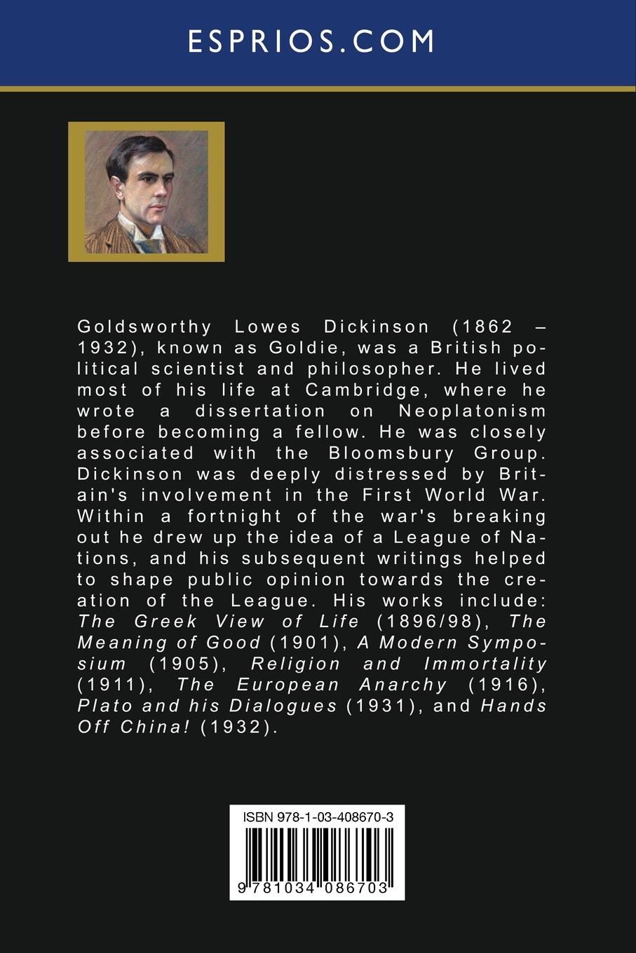 Rückseitencover The Greek View of Life (Esprios Classics)