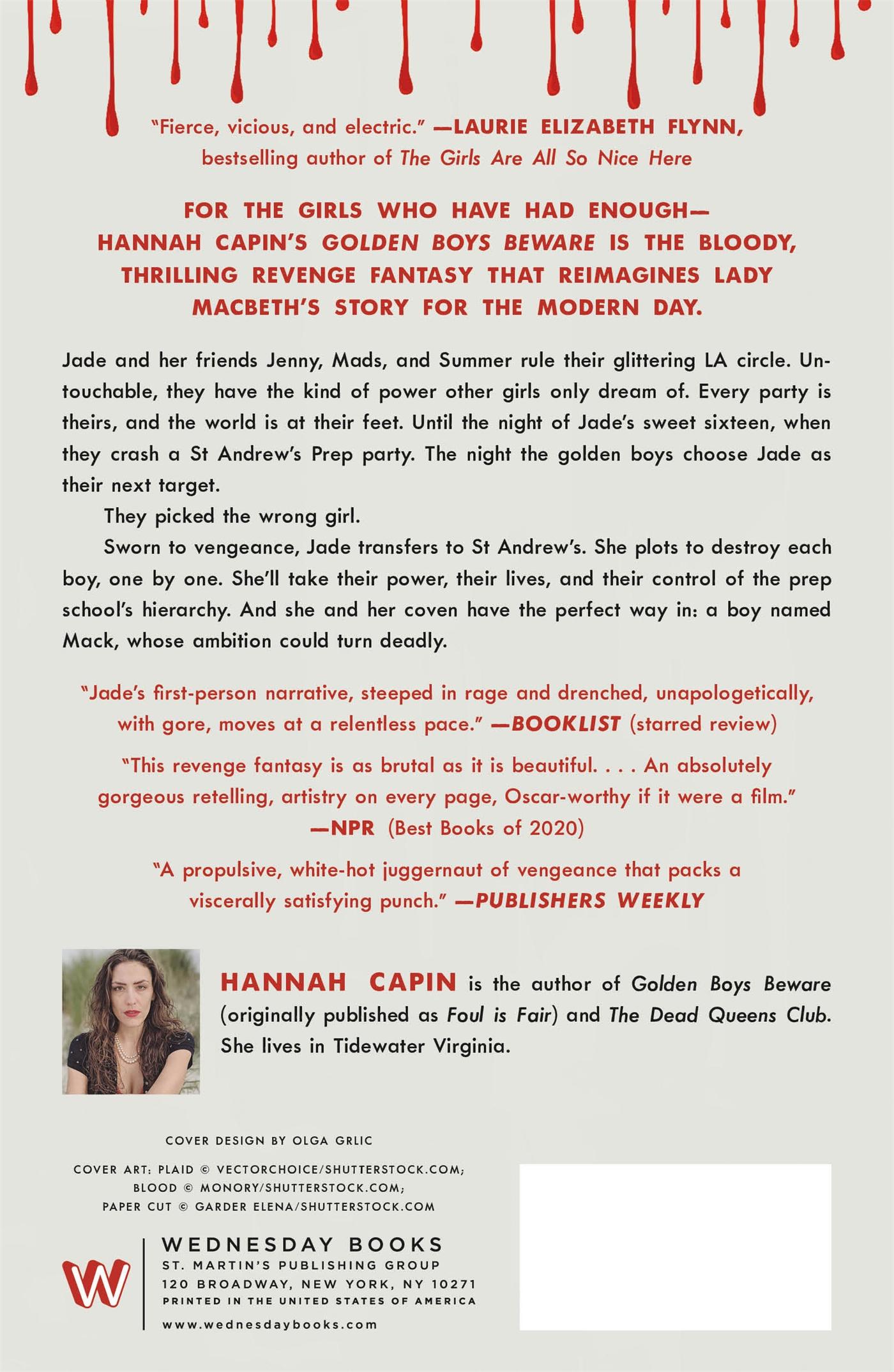 Rückseitencover Golden Boys Beware