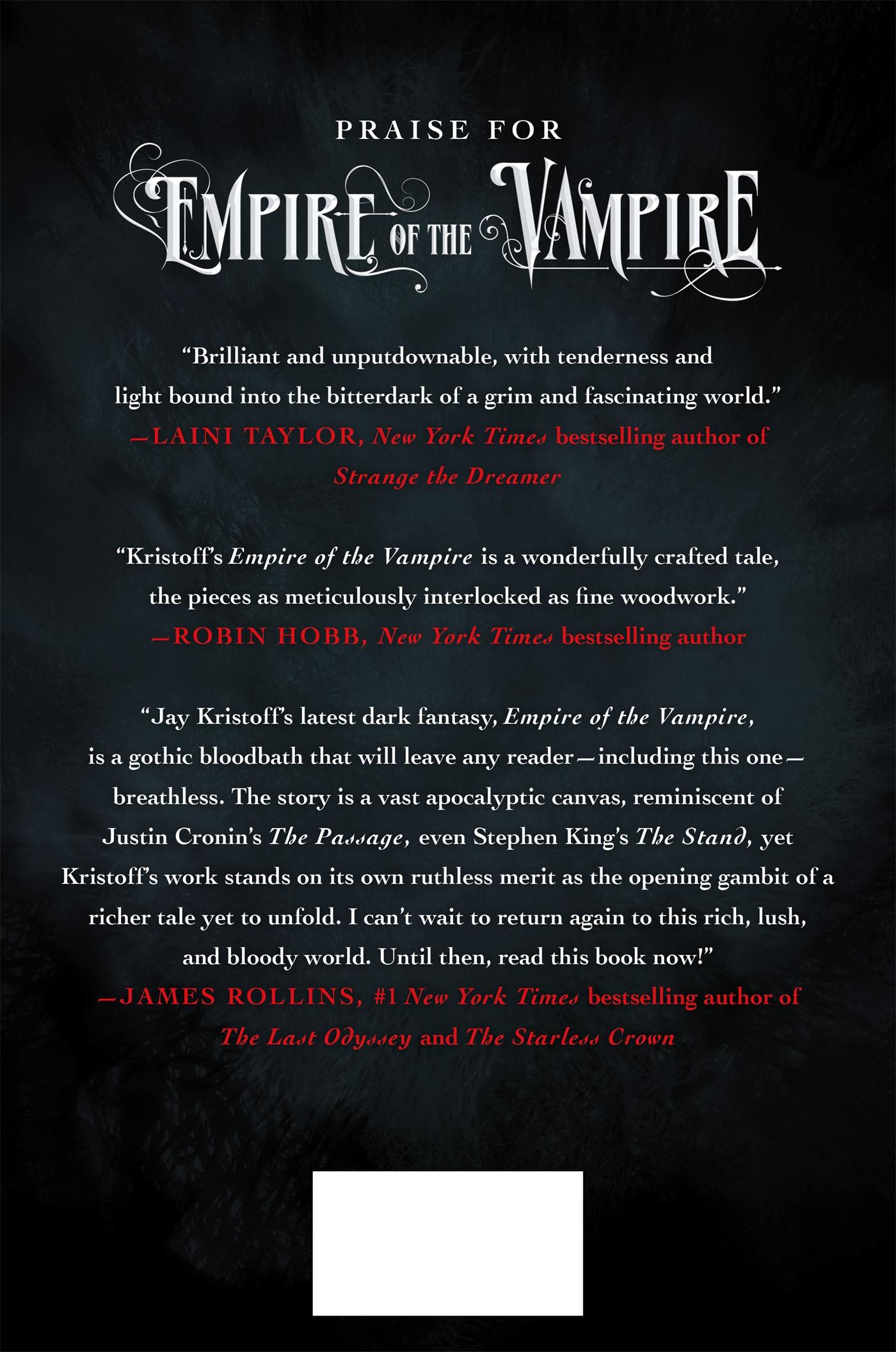 Rückseitencover Empire of the Vampire