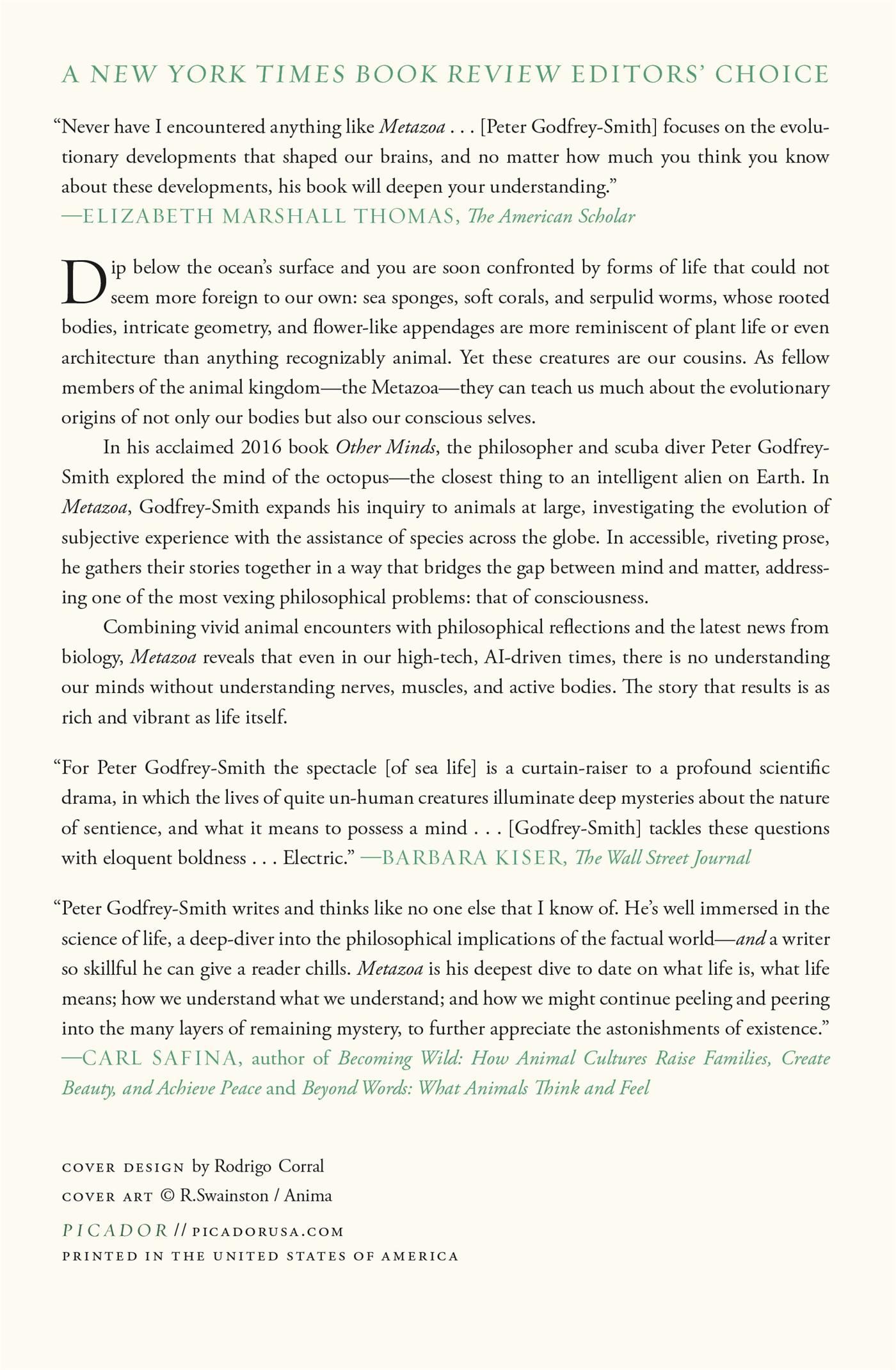 Rückseitencover Metazoa