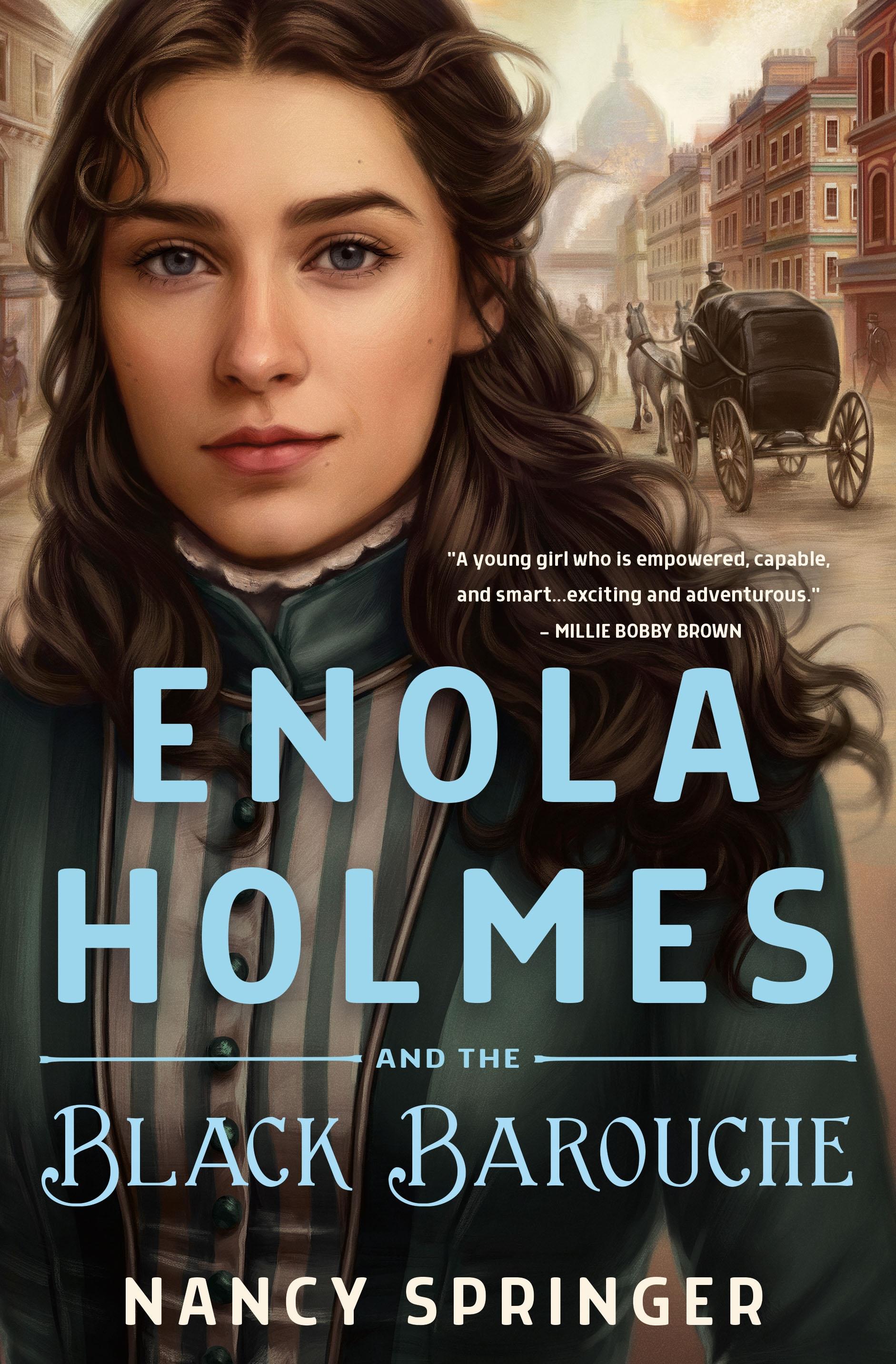Vorderes Coverbild Enola Holmes and the Black Barouche