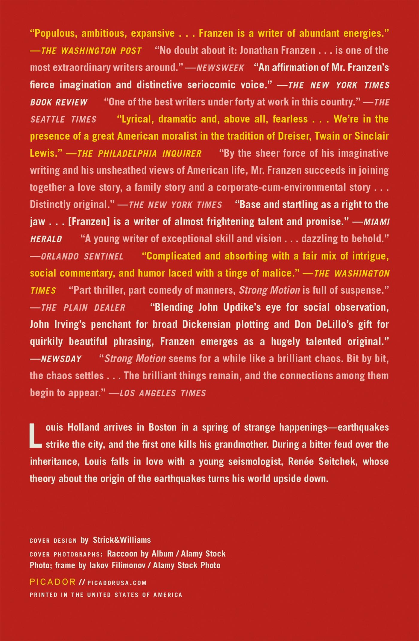 Rückseitencover Strong Motion