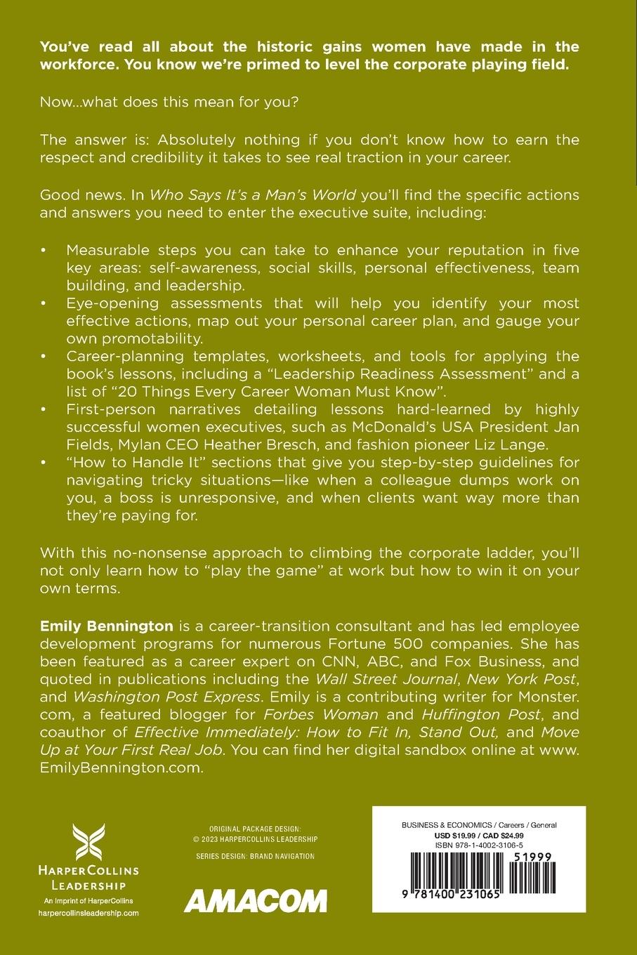 Rückseitencover La Who Says It's a Man's World