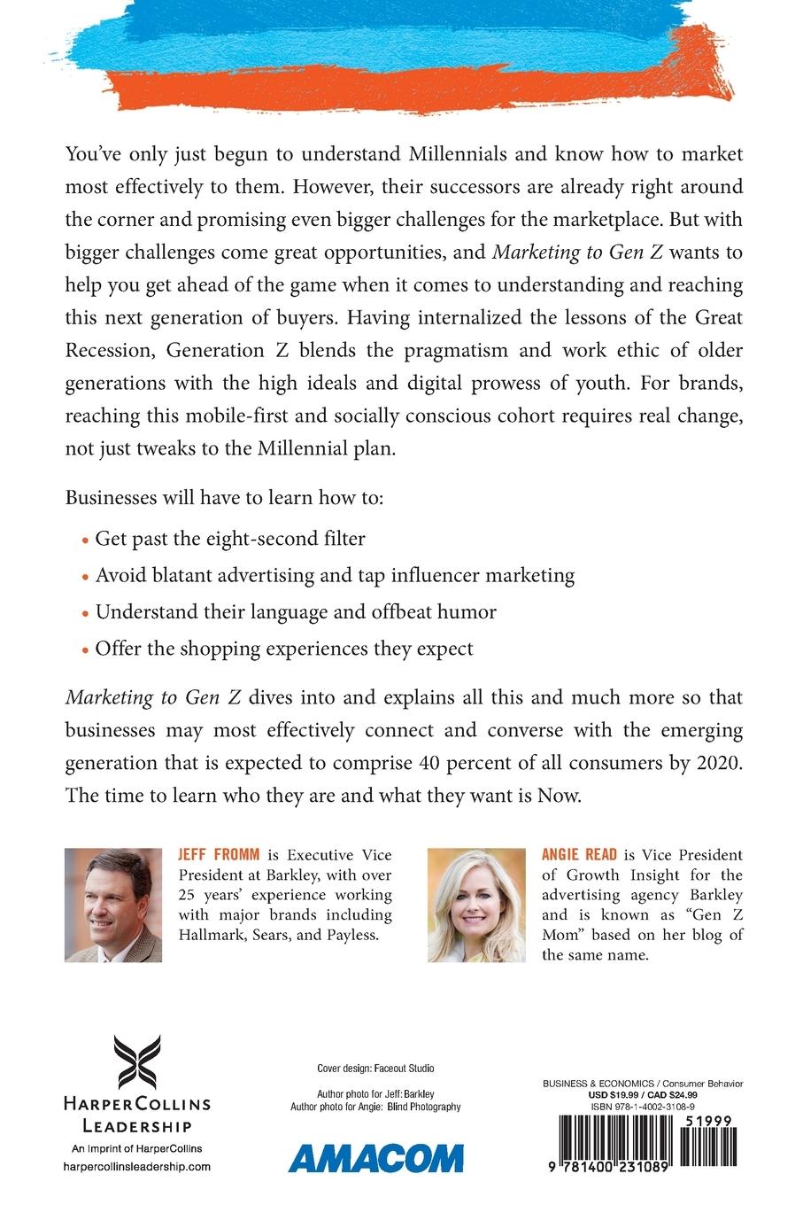 Rückseitencover Marketing to Gen Z