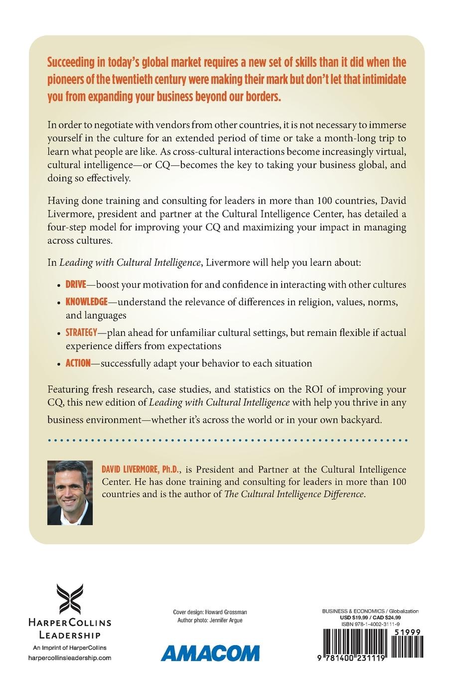 Rückseitencover Leading with Cultural Intelligence