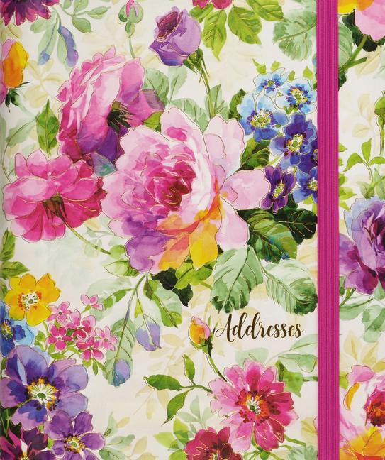 Vorderes Coverbild Peony Garden Large Address Book