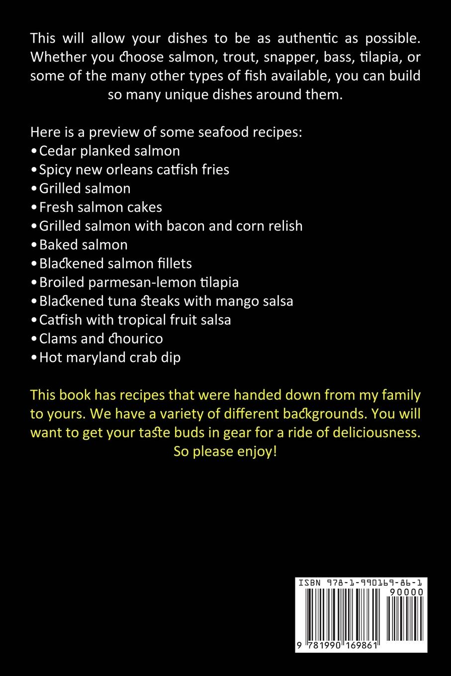 Rückseitencover Seafood Diet Cookbook