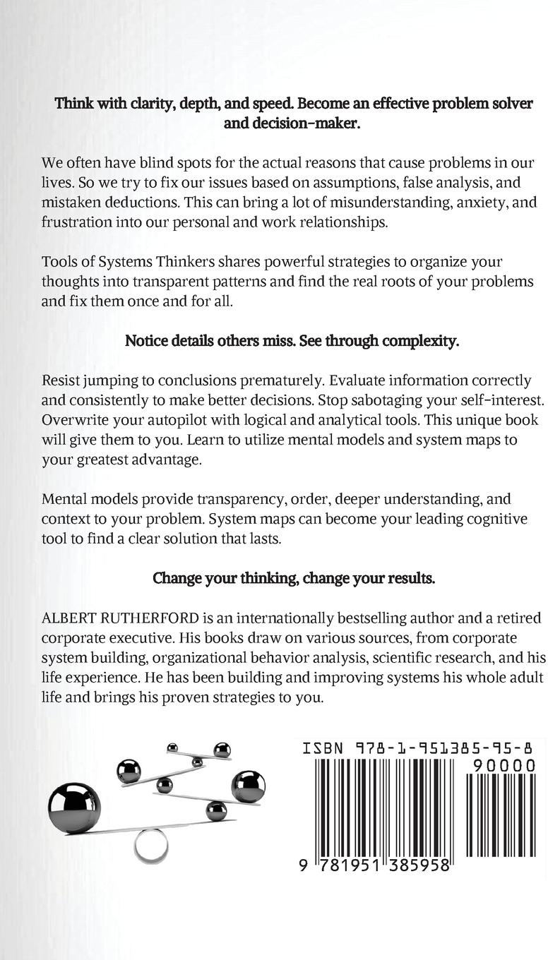 Rückseitencover Tools of Systems Thinkers