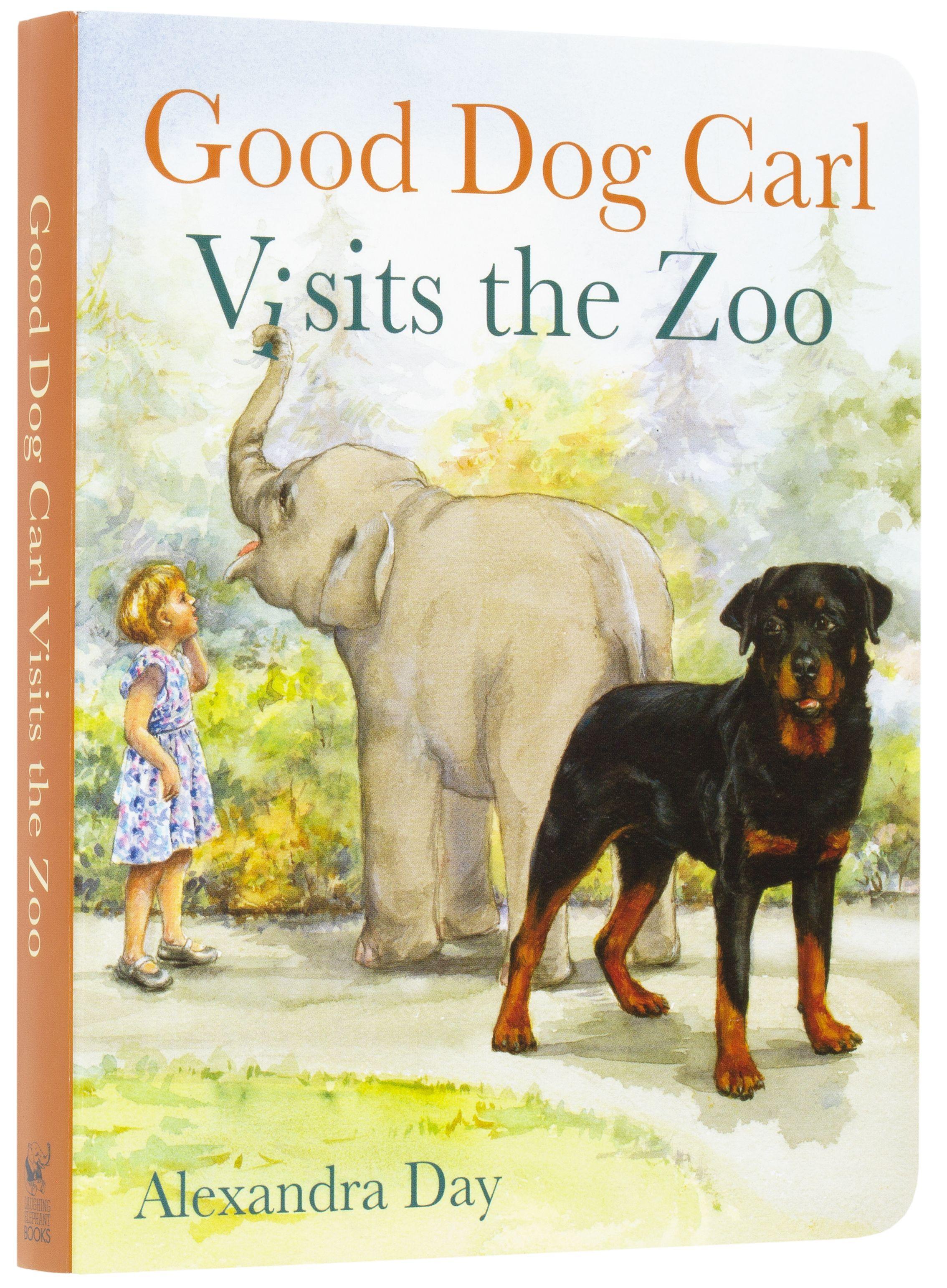 Vorderes Coverbild Good Dog Carl Visits the Zoo Board Book